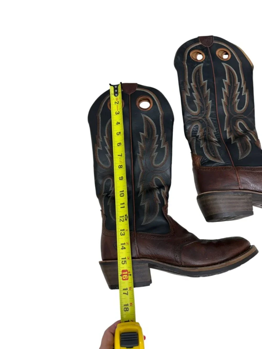 Ariat Heritage Stockyard Leather Western Cowboy Boot men's 11 D - Picture 13 of 16